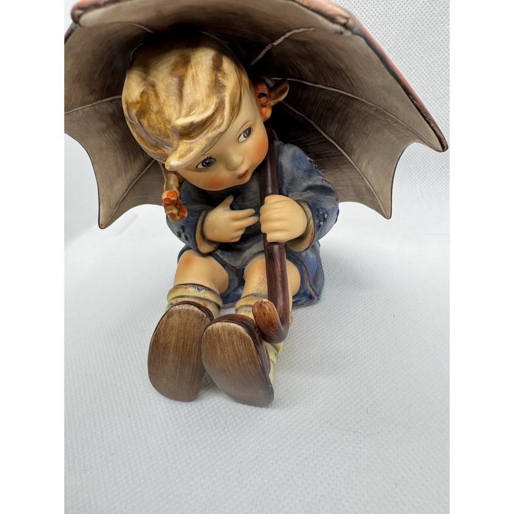 Vintage 1950s Large Hummel Goebel Umbrella Girl 4.75" West Germany
